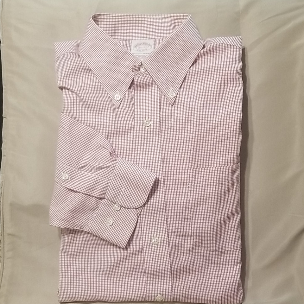 Brook's Brothers Button Down Non-Iron 15.5-32.5